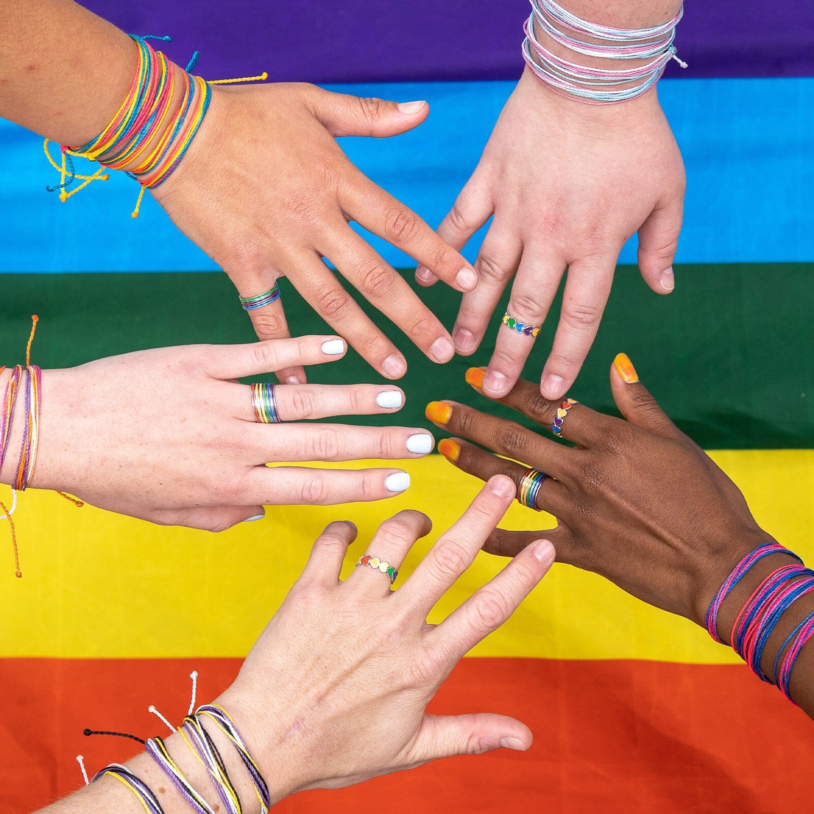 Rainbow Ring Stack - Image 5
