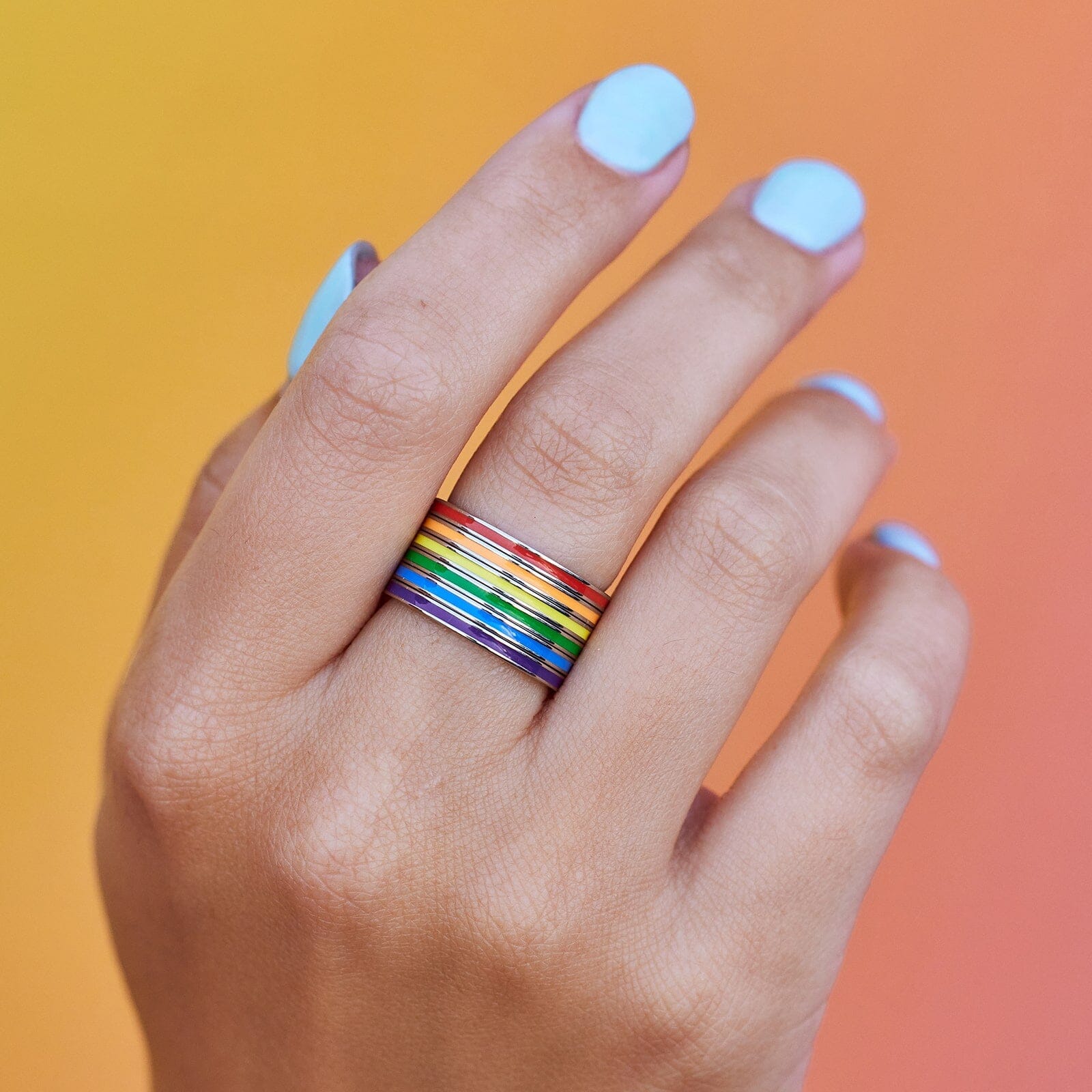 Rainbow Ring Stack - Image 2