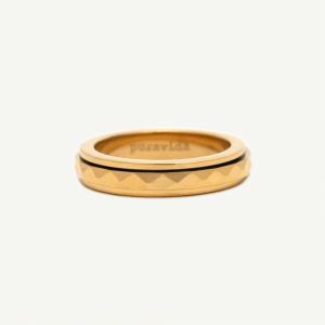 Diamond Cut Fidget Ring