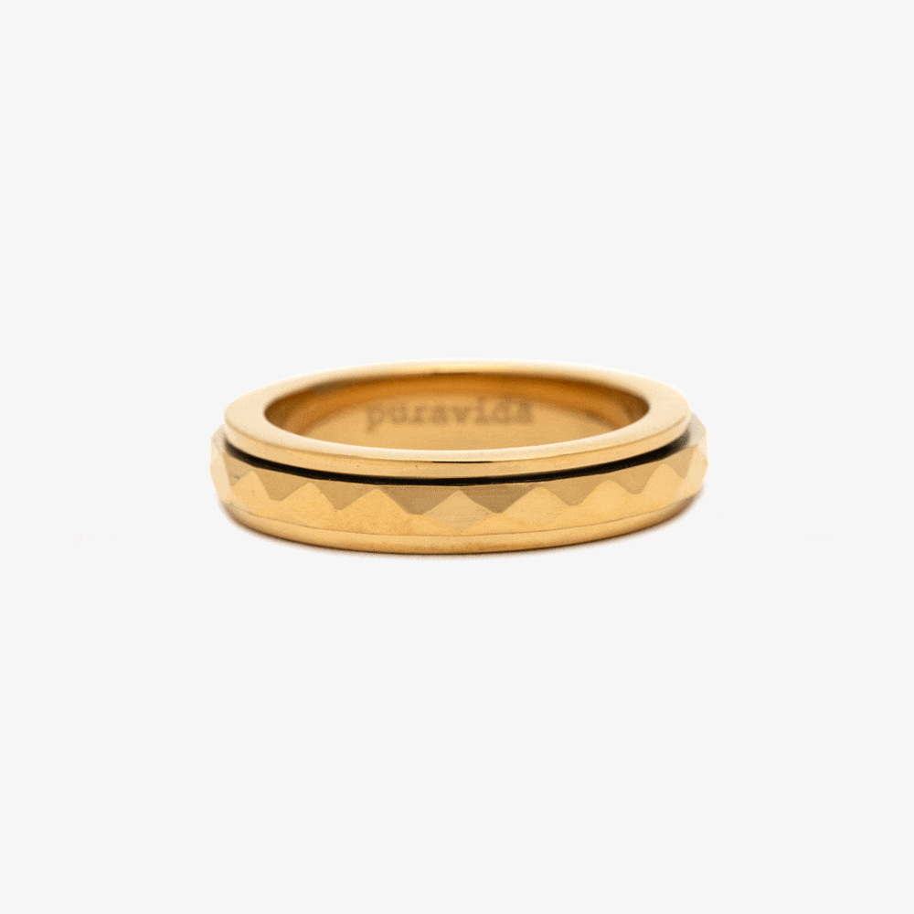 Diamond Cut Fidget Ring